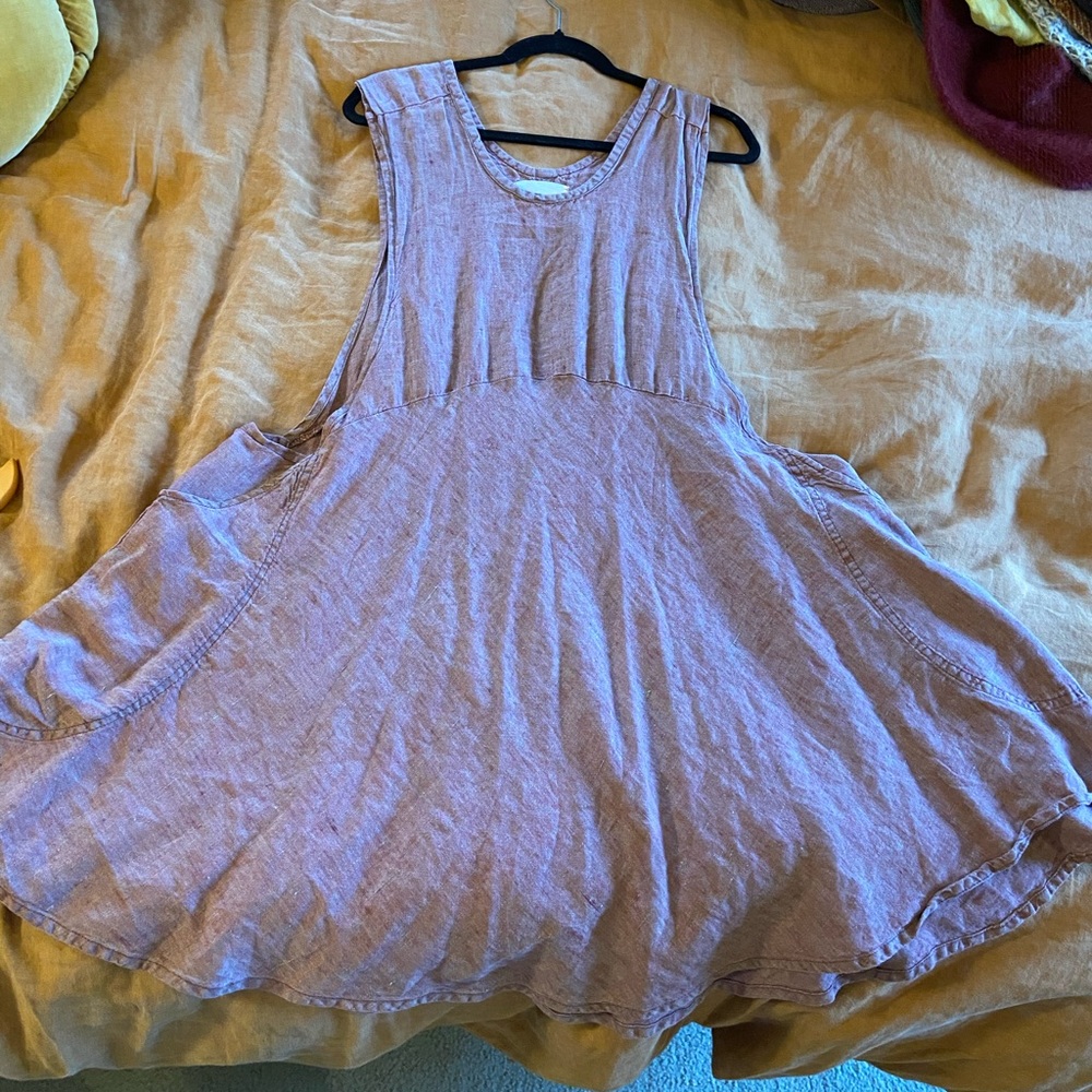 Vintage FLAX by Jeanne Engelhart Apron Dress size M